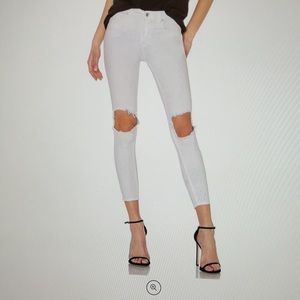 Free people jeans in white